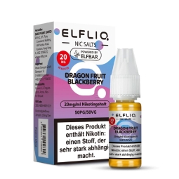 Elfliq - NicSalt Liquid Dragonfruit Blackberry NEW 20 mg/ml