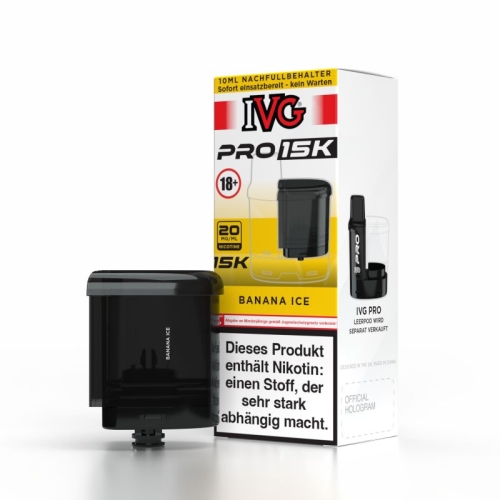 IVG Pro 15k Full Pod-Set 20mg Banana Ice