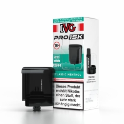 IVG Pro 15k Full Pod-Set 20mg Classic Menthol
