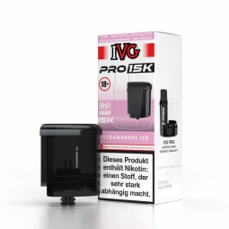 IVG Pro 15k Full Pod-Set 20mg Strawberry Ice