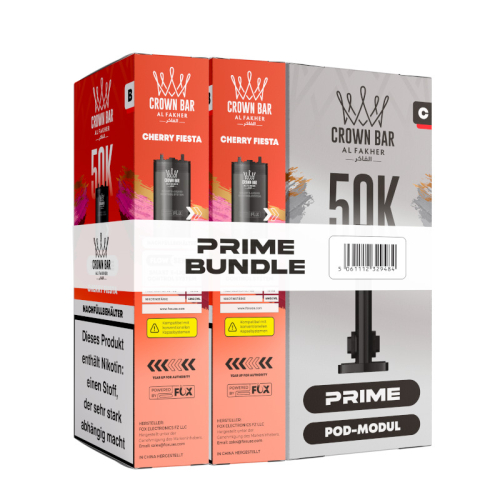 Al Fakher 50k Hypermax Prime 3 in 1 Pod Set Cherry Fiesta
