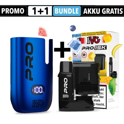IVG Pro 15 Pod + Akku Gratis