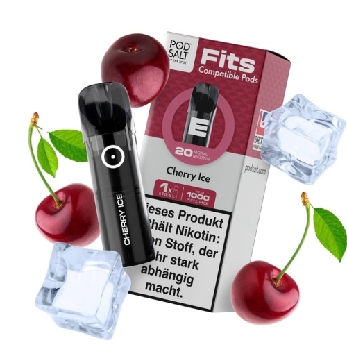 Pod Salt Fits Prefilled Pods 3er Pack Cherry Ice 20 mg/ml