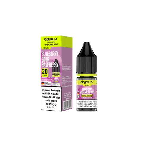 DOJOLIQ Nicsalt 10ml Blueberry Sour Raspberry 20 mg/ml