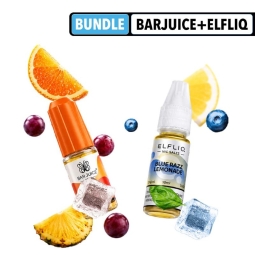1x Elfliq NicSalt Liquid + 1x Bar Juice 5000 NicSalt Liquid