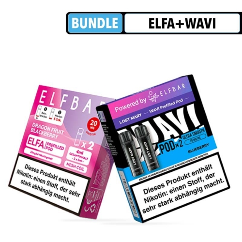 1x Elfbar Elfa Pod + 1x Lost Mary Wavi