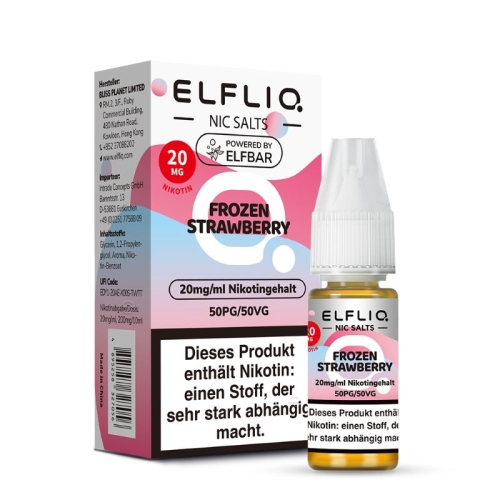 Elfliq - NicSalt Liquid Frozen Strawberry NEW 20 mg/ml