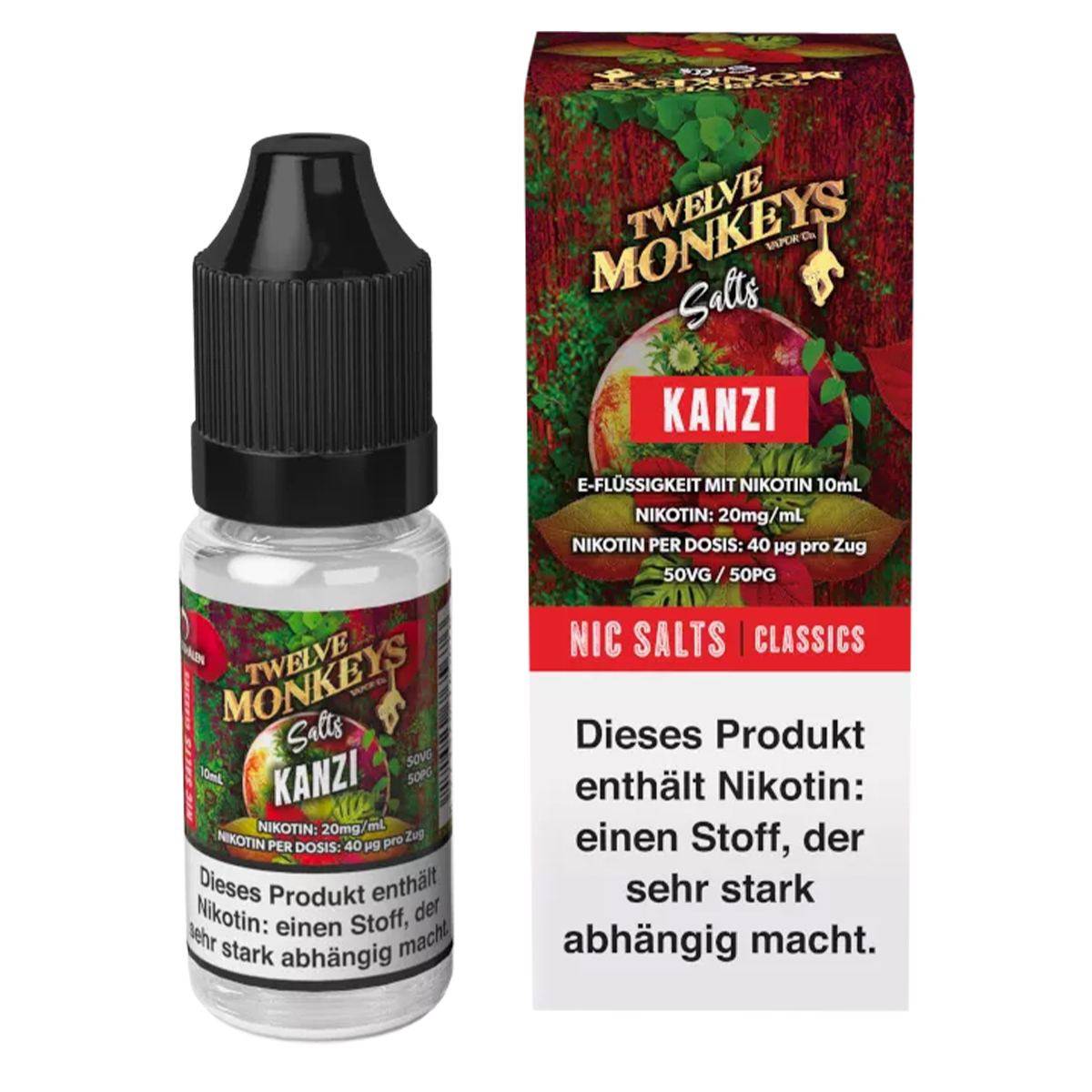 Die besten Liquids der Welt! Twelve Monkeys Nikotinsalz